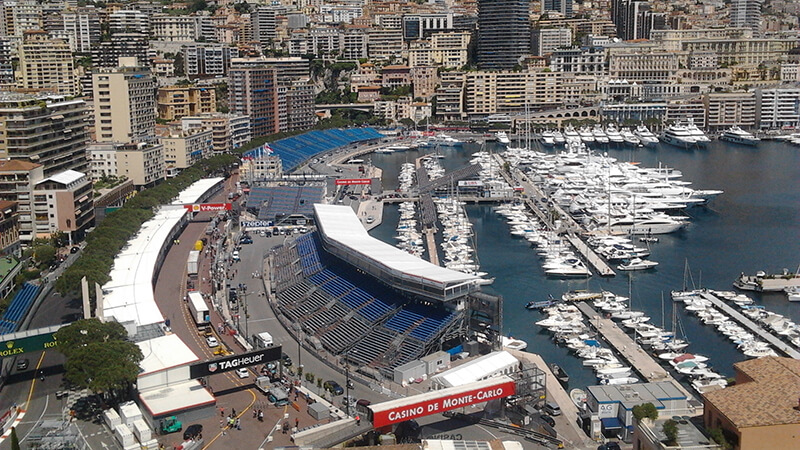 The iconic Harbour section of the track takes shape in 2013