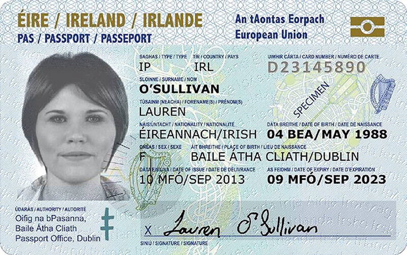 Would you like an Irish-style passport card in the UK?