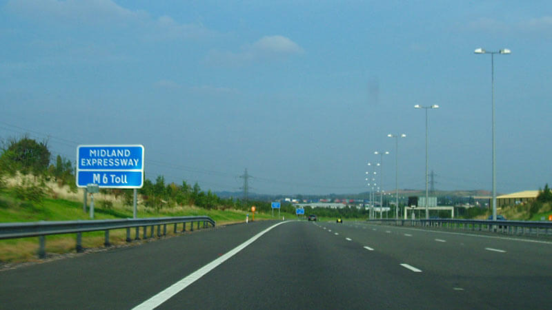 The M6 Toll can help quicken your journey