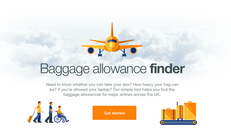 Don't end up with an excess baggage charge