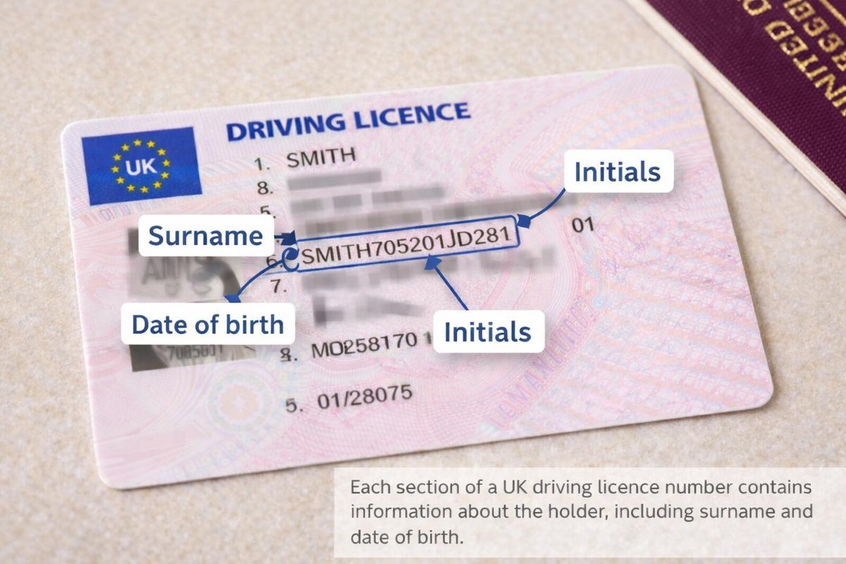 Driving Licence Number Explained UK What The Characters Mean