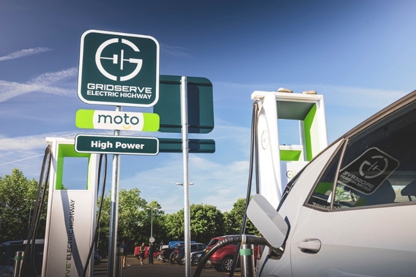 electric vehicle charging near Gatwick Airport
