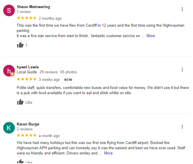 APH Cardiff Customers reviews