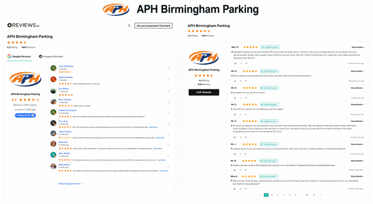 APH birmingham Reviews