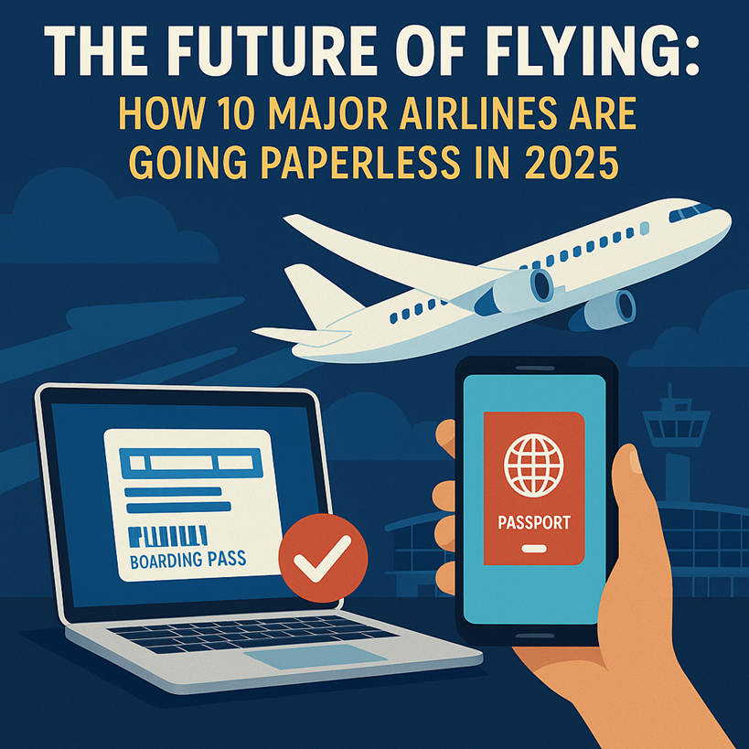 The Future of Flying How 10 Major Airlines Are Going Paperless in 2025
