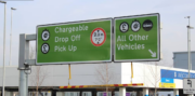 glasgow airport drop off sign